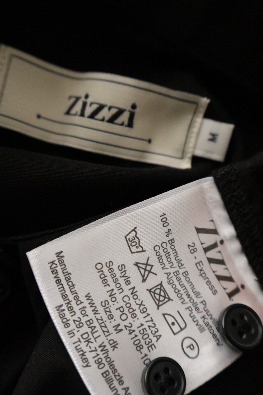 Zizzi – cămașă – etichetă – second-hand premium