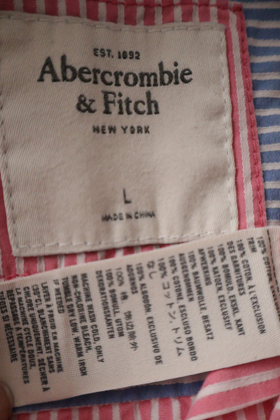 Abercrombie & Fitch – cămașă – etichetă – second-hand premium