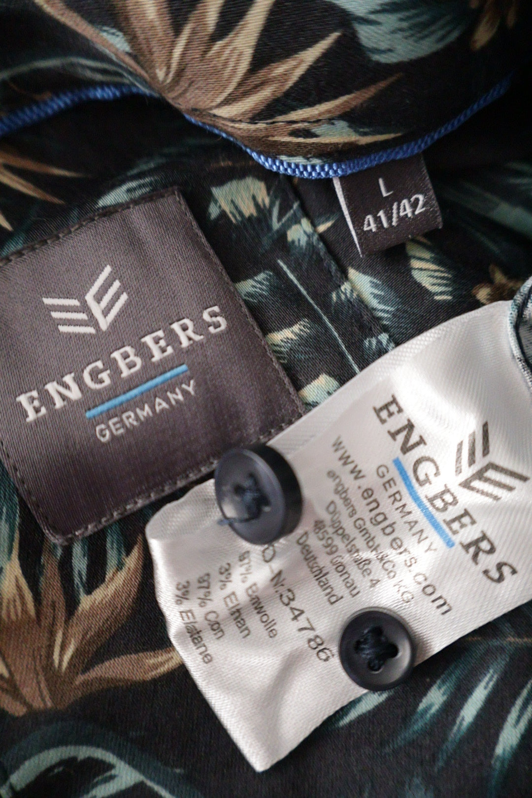 ENGBERS – cămașă – etichetă – second-hand premium