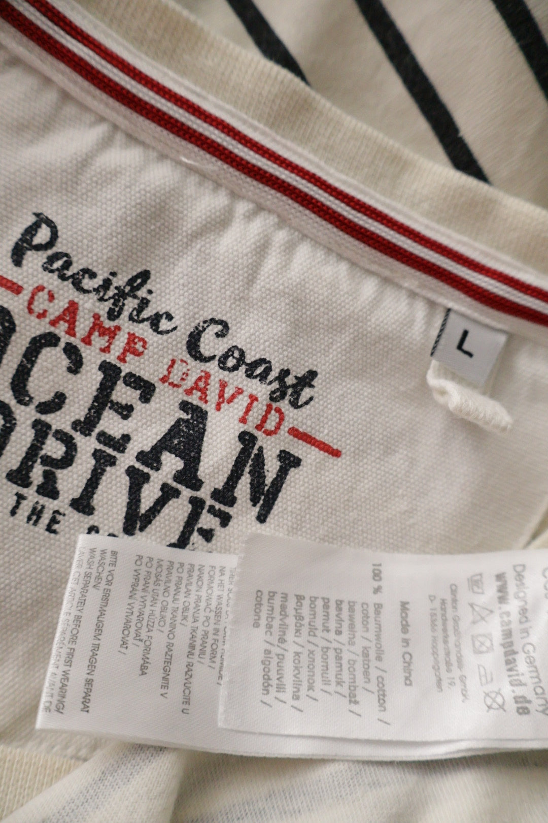 Camp David – tricou – etichetă – second-hand premium