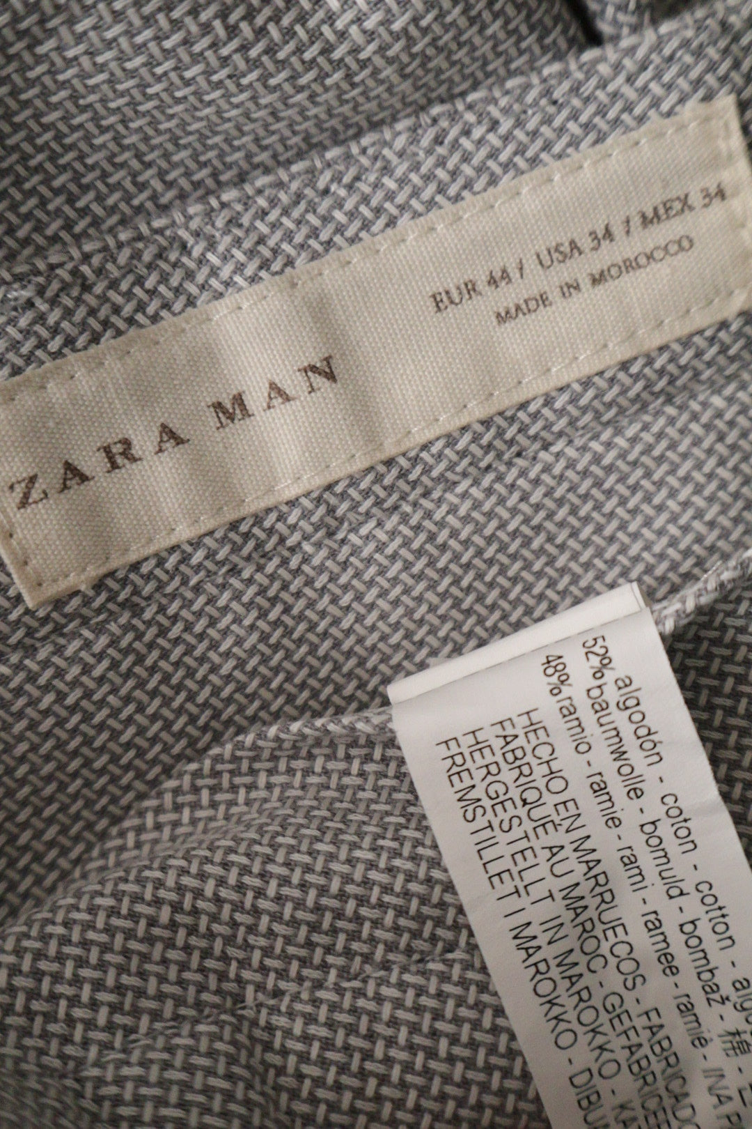 ZARA MAN – pantaloni – etichetă – second-hand premium