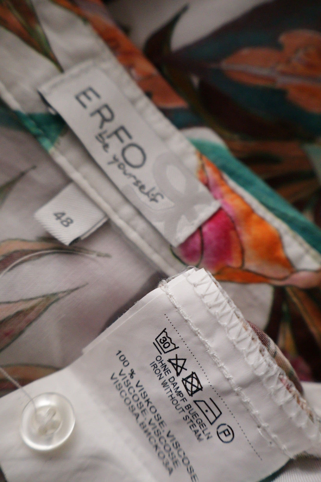 ERFO – camasa lunga – etichetă – second-hand premium