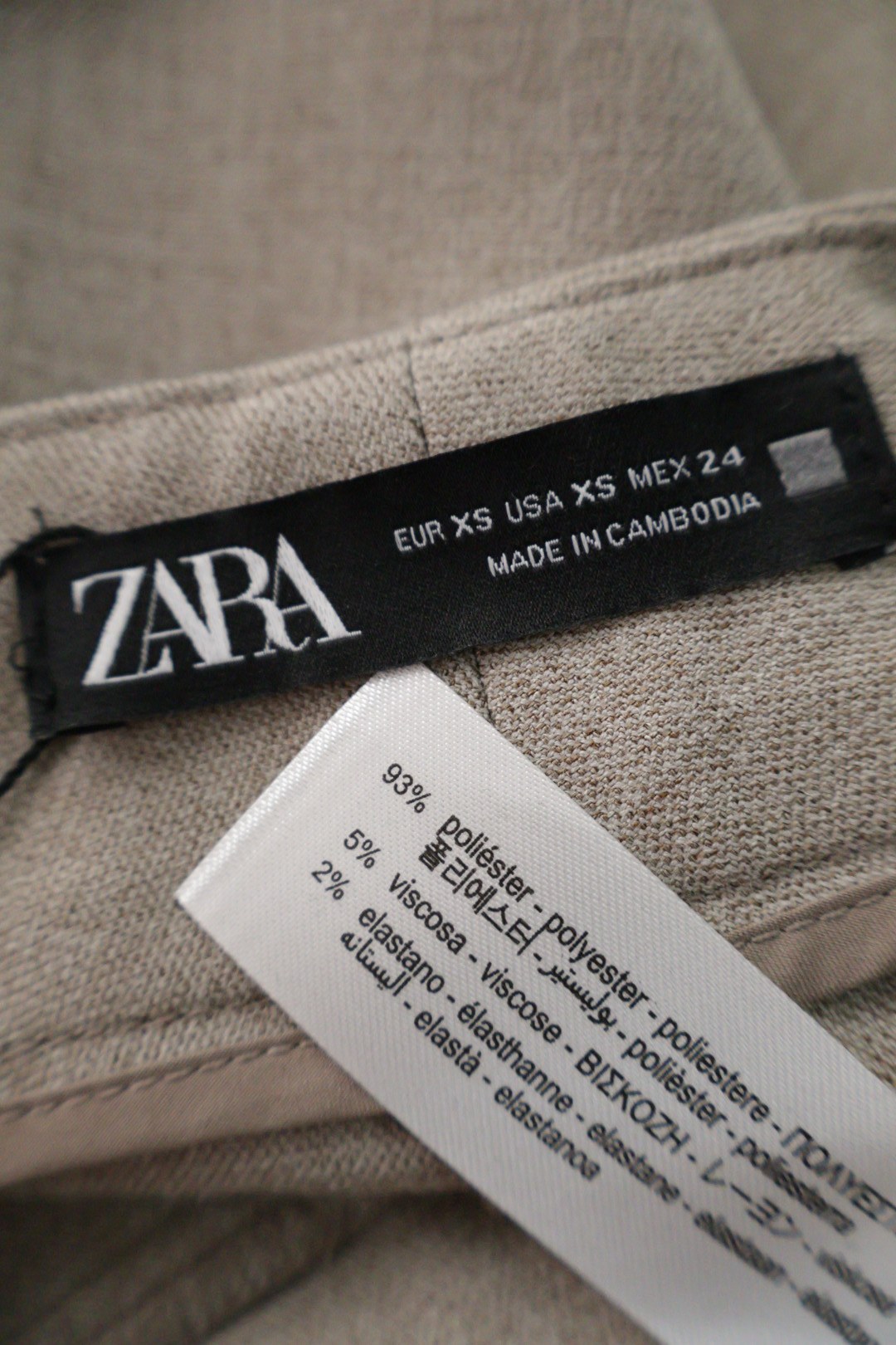 ZARA – pantaloni – etichetă – second-hand premium