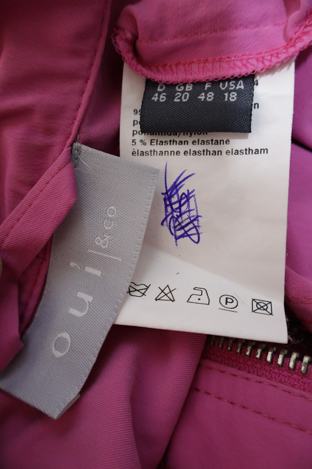 oui &co – geacă – etichetă – second-hand premium