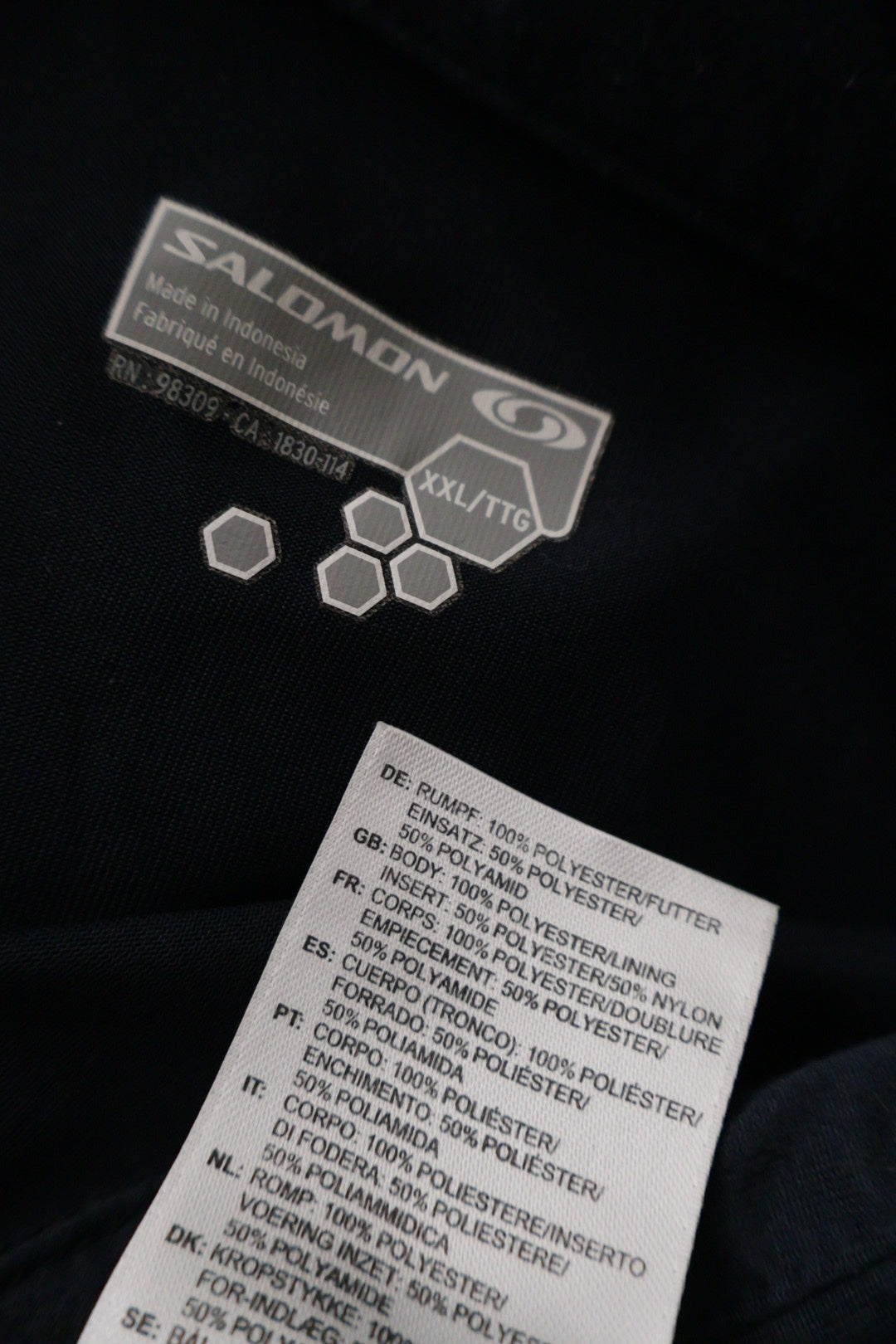 Salomon – tricou – etichetă – second-hand premium