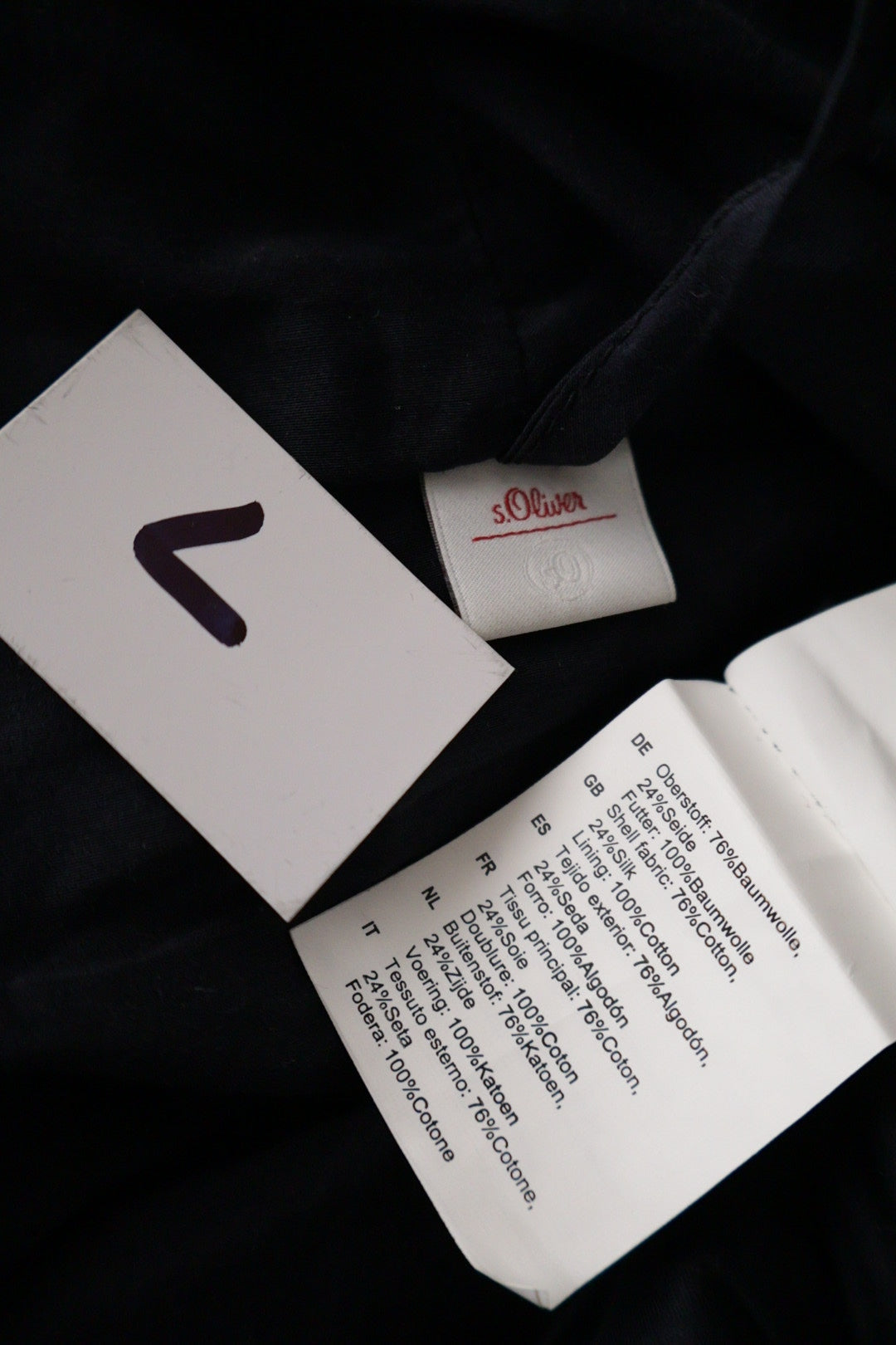 s.Oliver – rochie – etichetă – second-hand premium