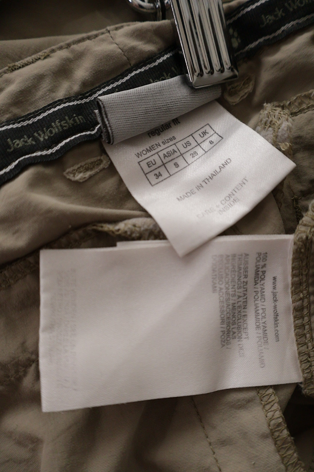 Jack Wolfskin – pantaloni scurți – etichetă – second-hand premium