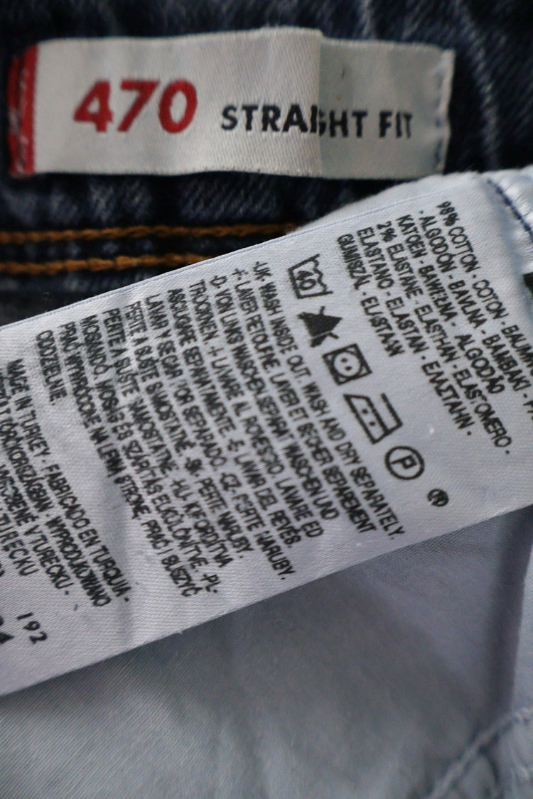 Levi's – blugi – etichetă – second-hand premium