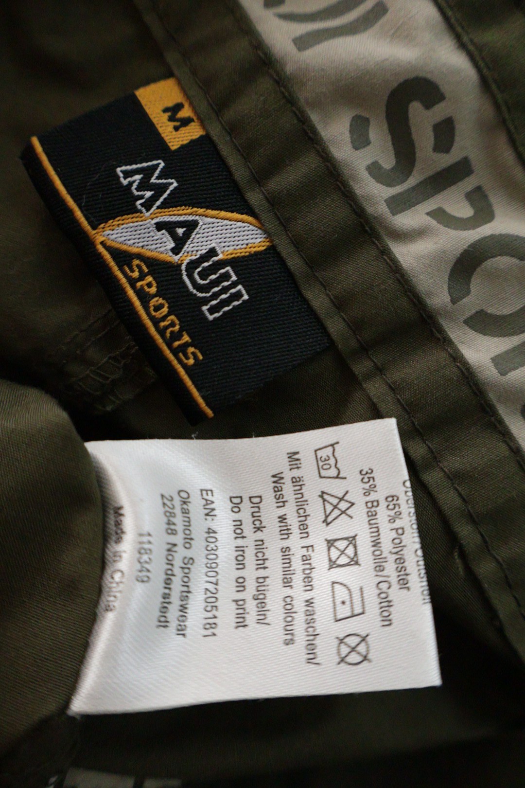 MAUI sports – pantaloni – etichetă – second-hand premium