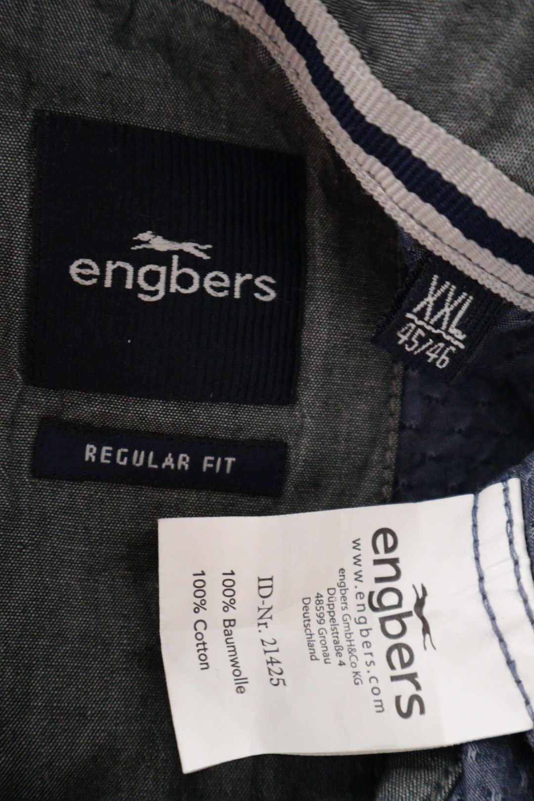 engbers – cămașă – etichetă – second-hand premium