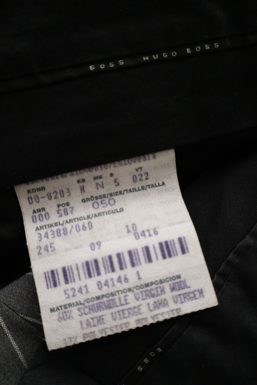 BOSS Hugo Boss – pantaloni – etichetă – second-hand premium