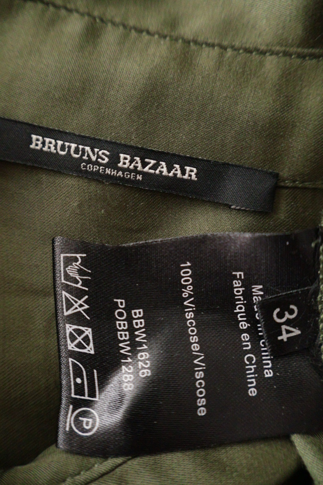Bruuns Bazaar – cămașă – etichetă – second-hand premium