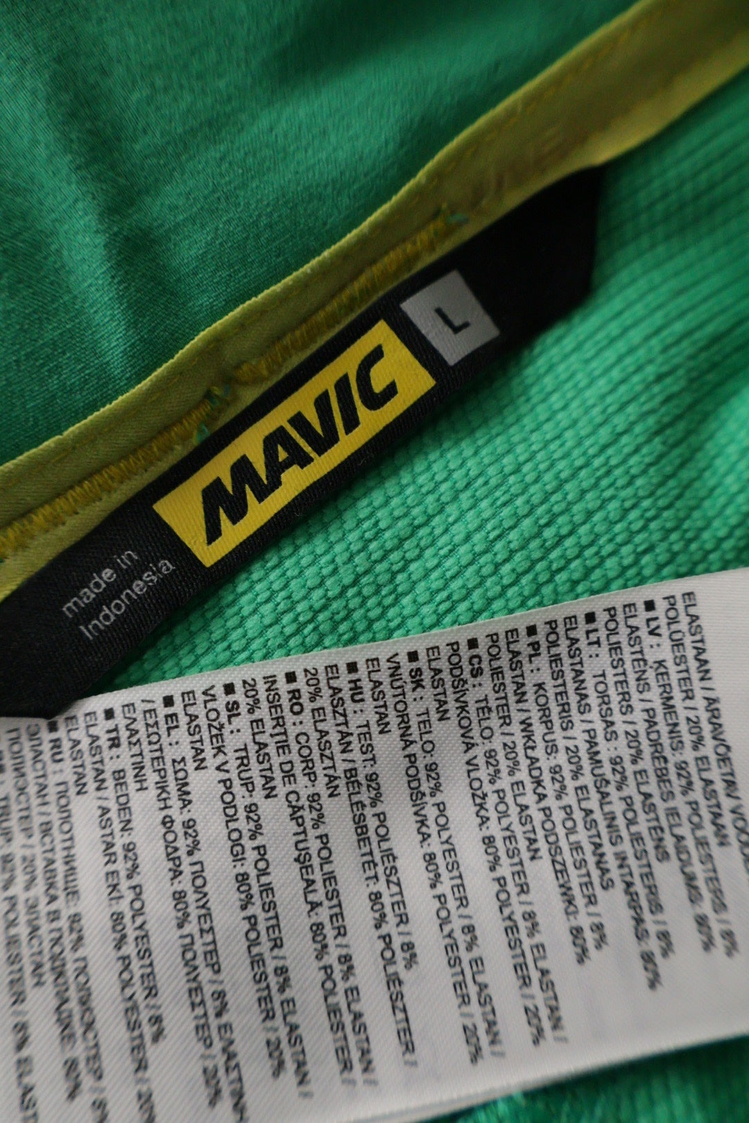 Mavic – pantaloni scurți – etichetă – second-hand premium