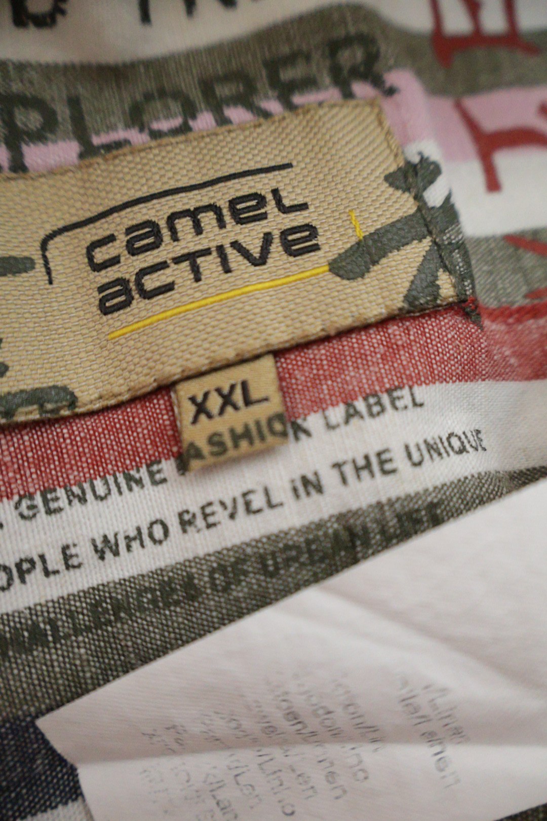 Camel – cămașă – etichetă – second-hand premium