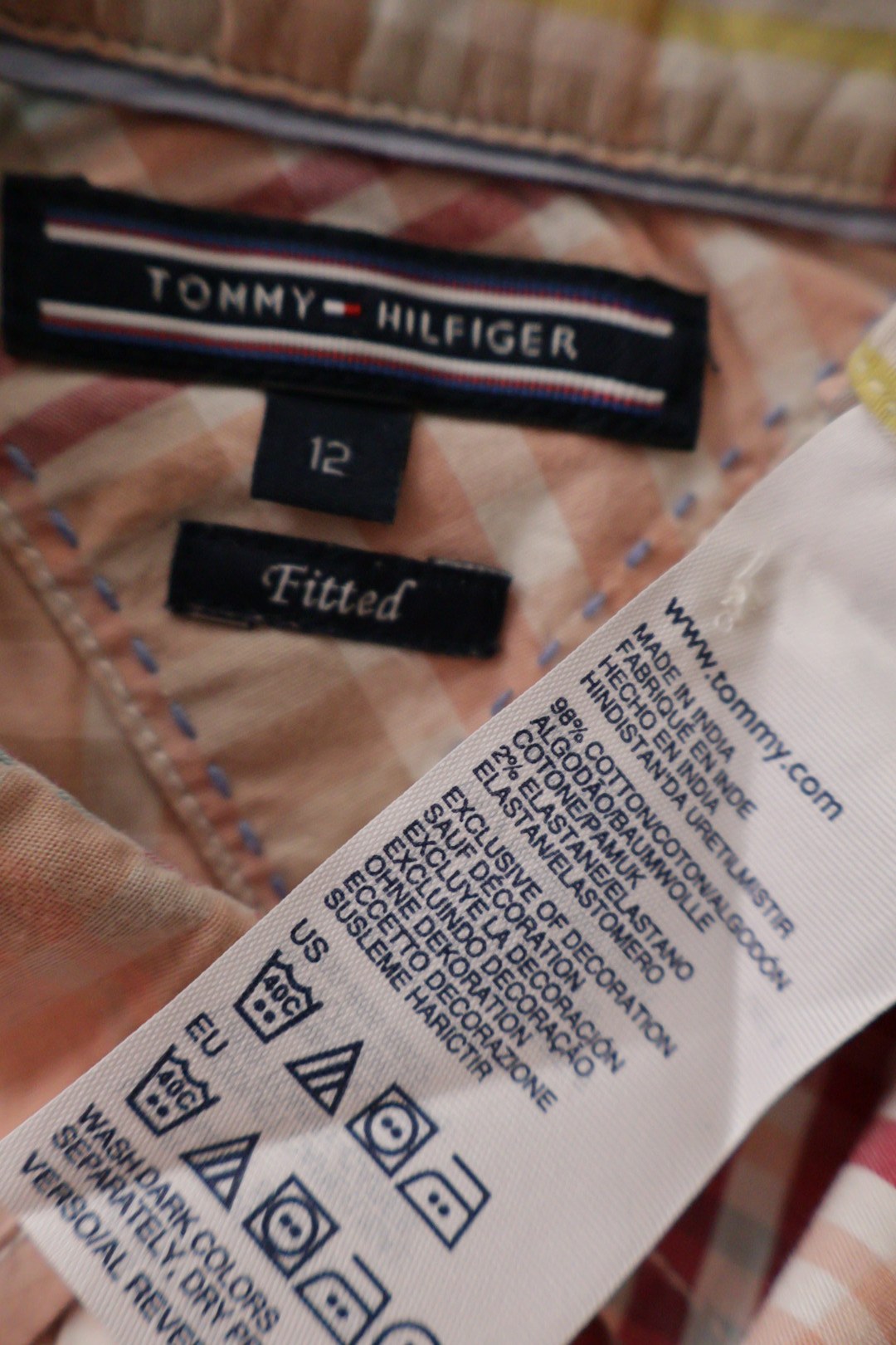 Tommy Hilfiger – cămașă – etichetă – second-hand premium