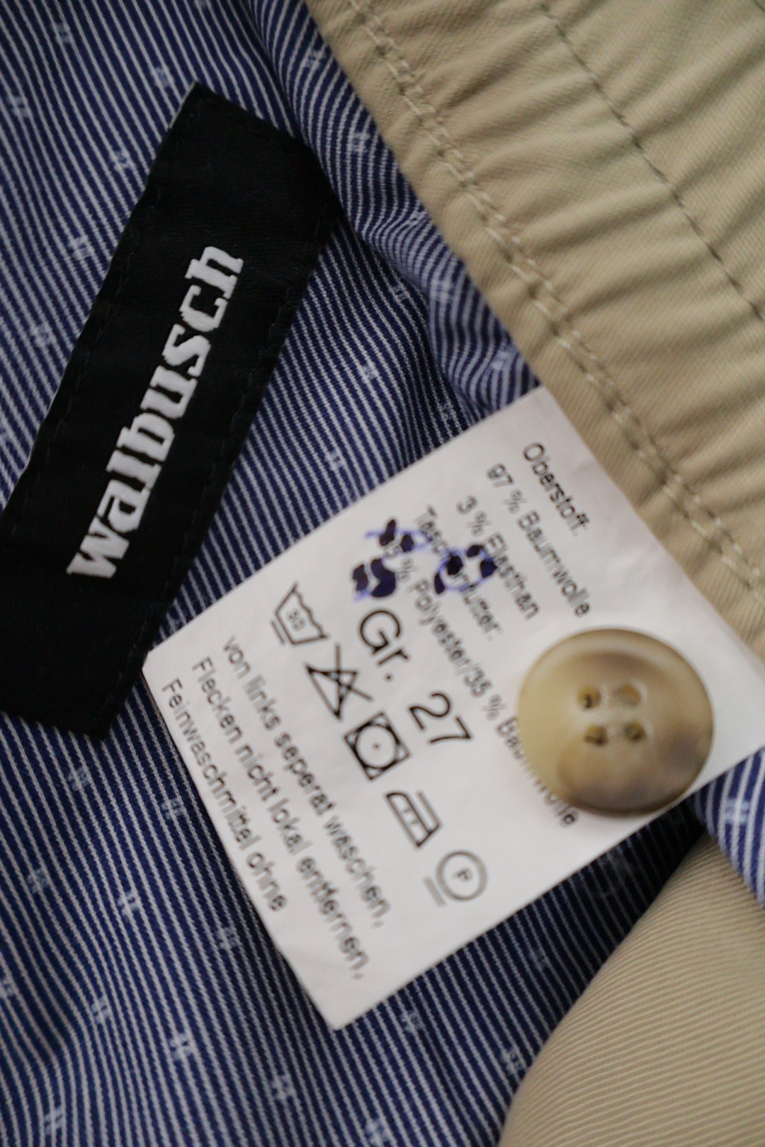 Walbusch – pantaloni – etichetă – second-hand premium