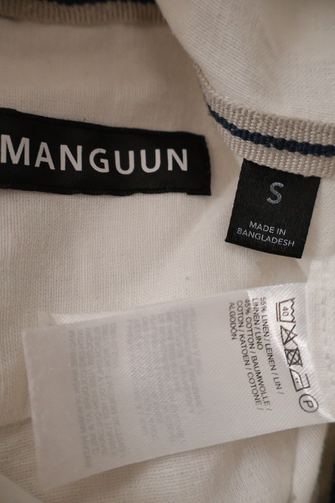 MANGUUN – cămașă – etichetă – second-hand premium