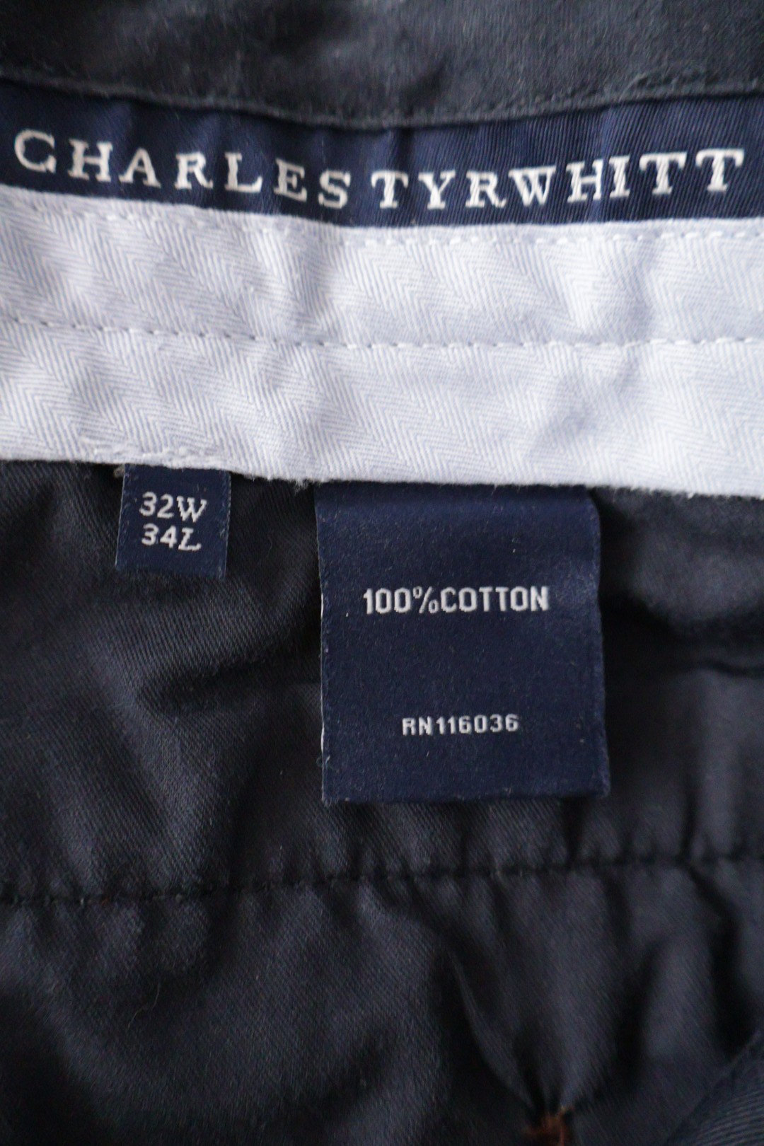 CHARLES TYRWHITT – pantaloni – etichetă – second-hand premium