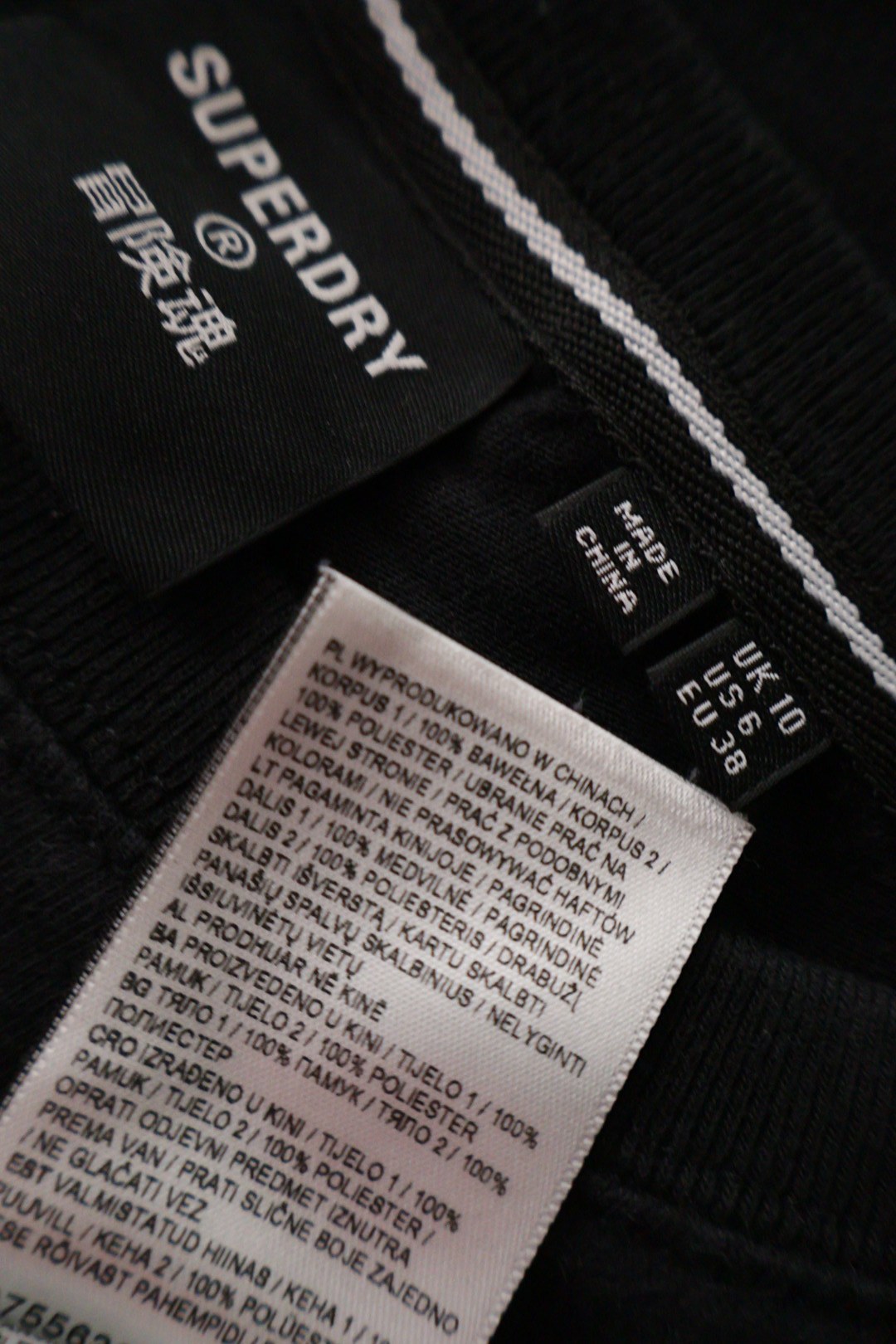 SUPERDRY – bluză – etichetă – second-hand premium