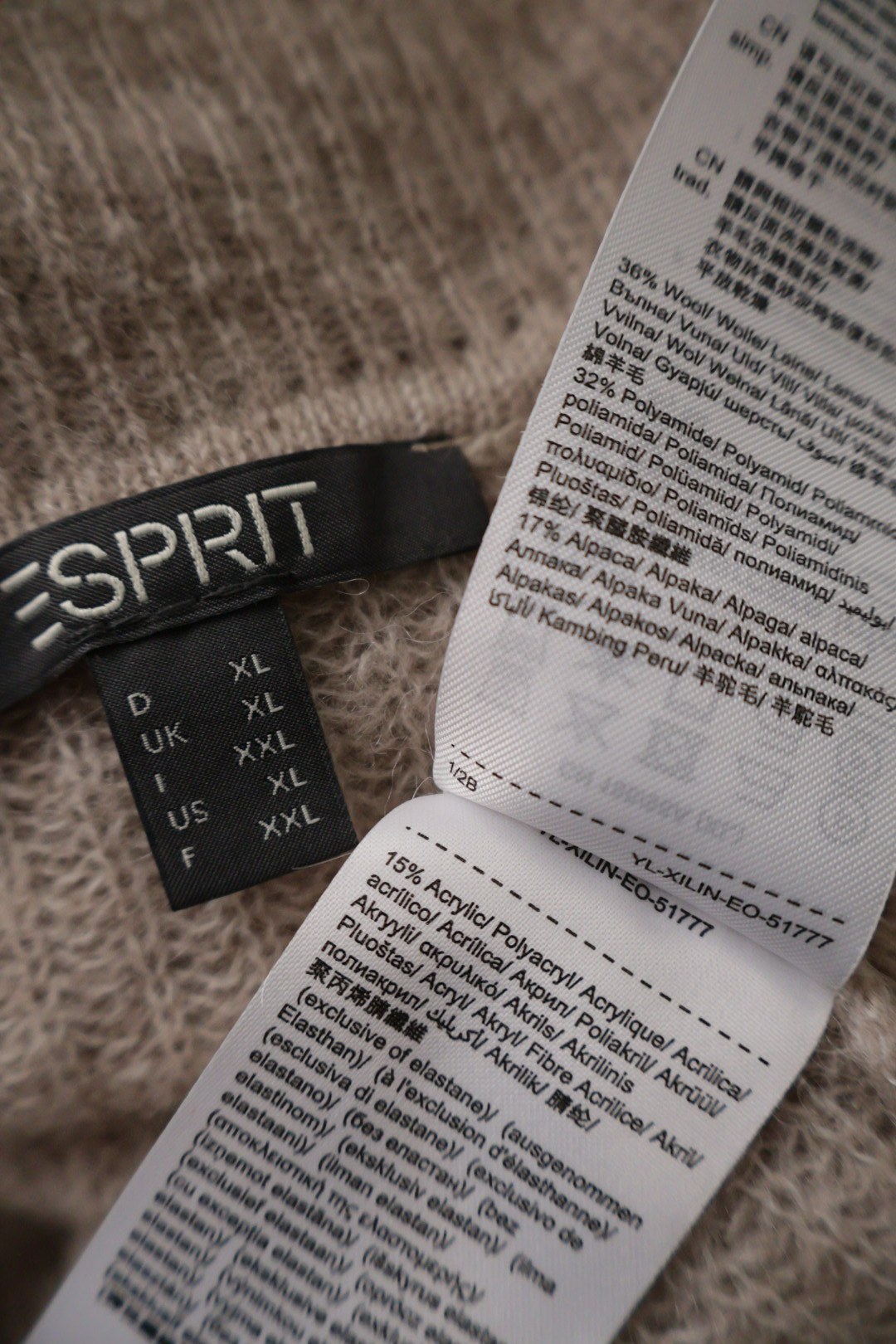 ESPRIT – pulover – etichetă – second-hand premium
