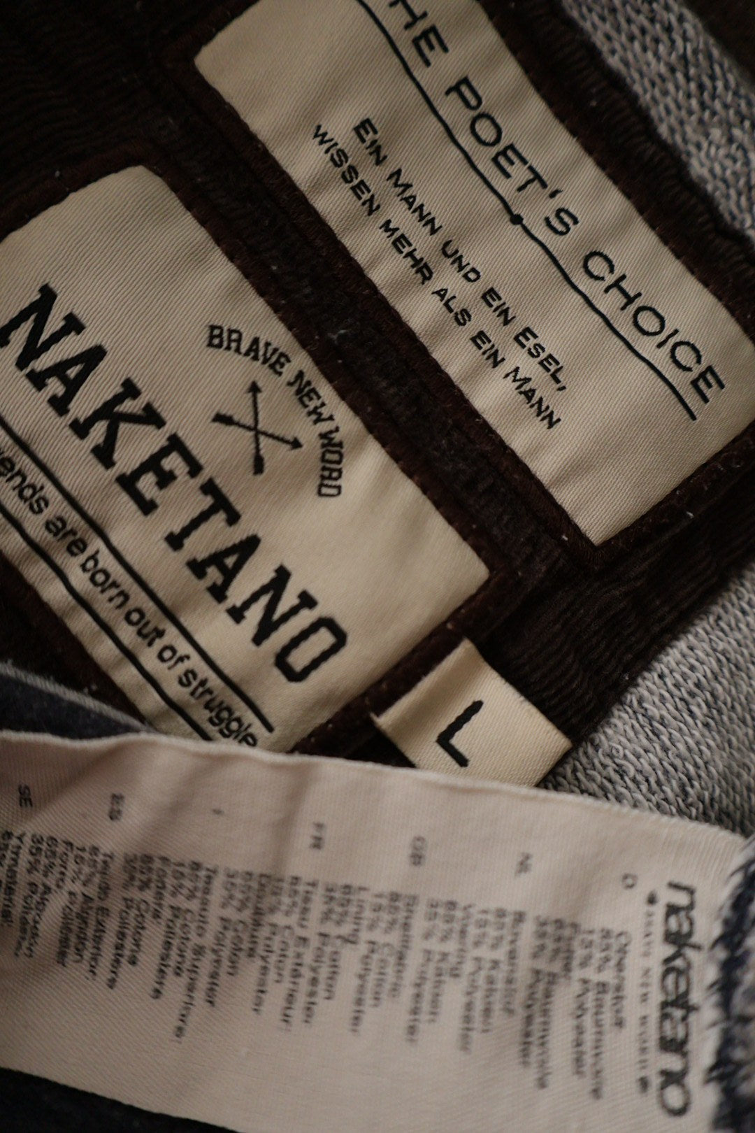 NAKETANO – bluză – etichetă – second-hand premium