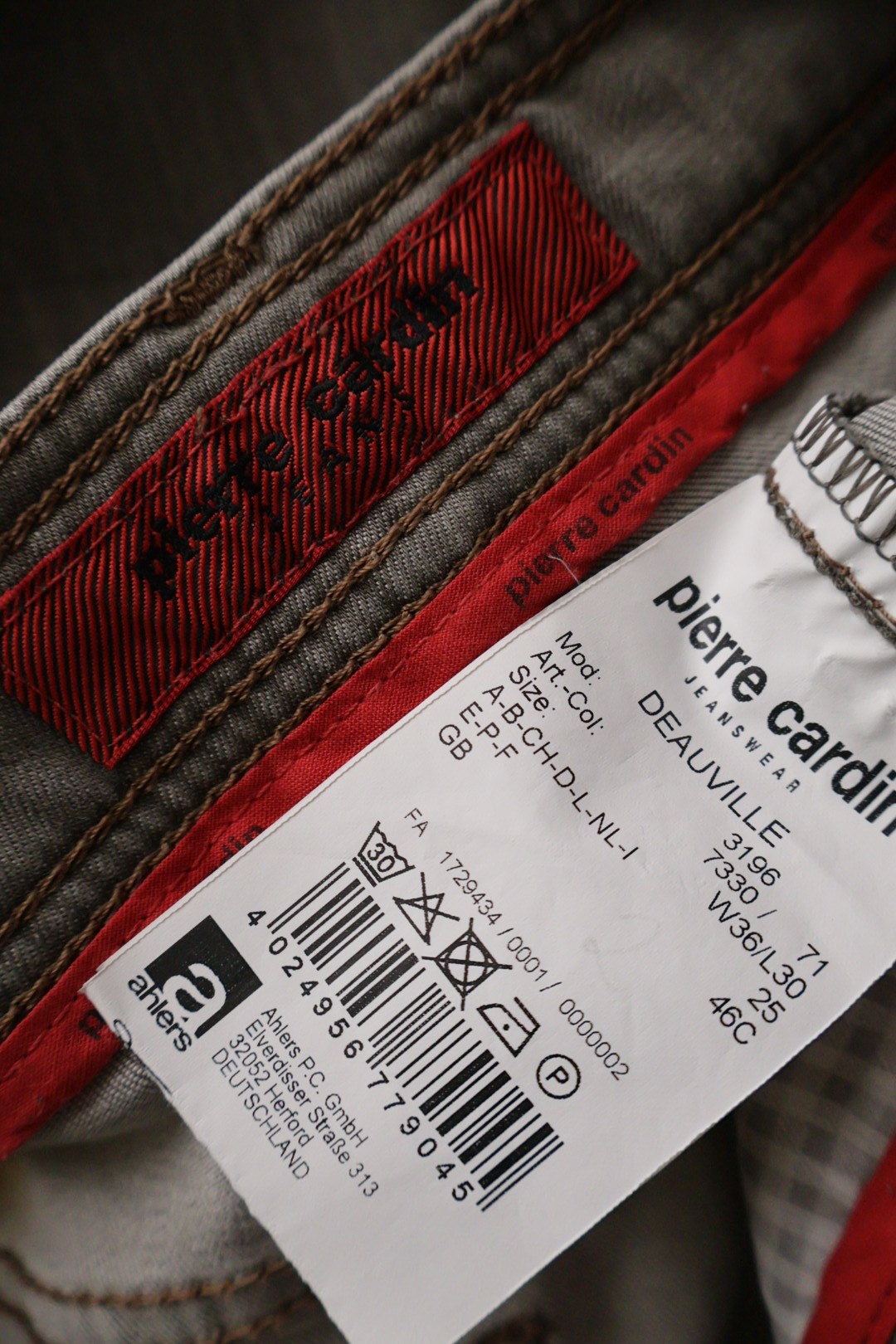 pierre cardin – blugi – etichetă – second-hand premium