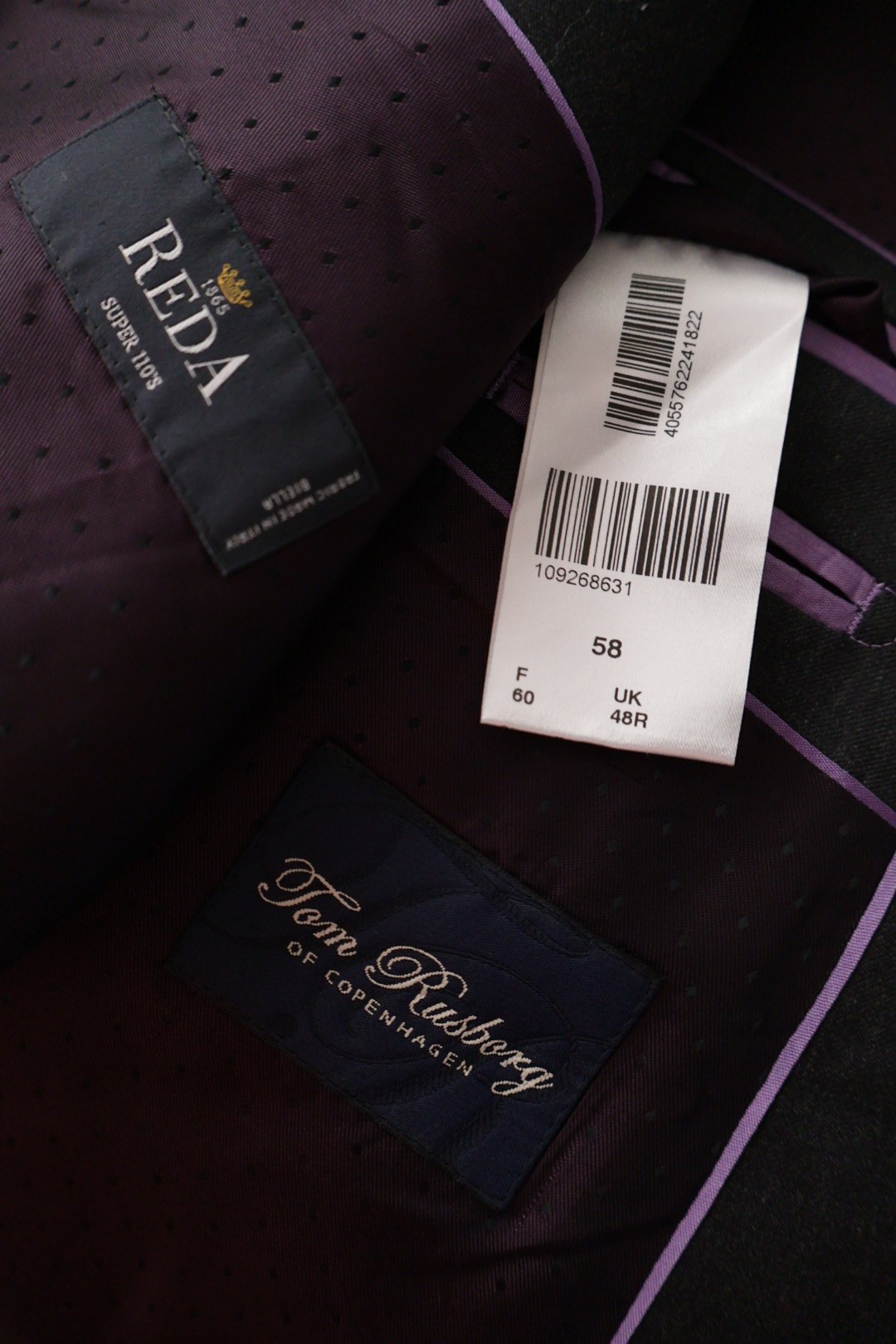 Tom Rusborg – sacou – etichetă – second-hand premium