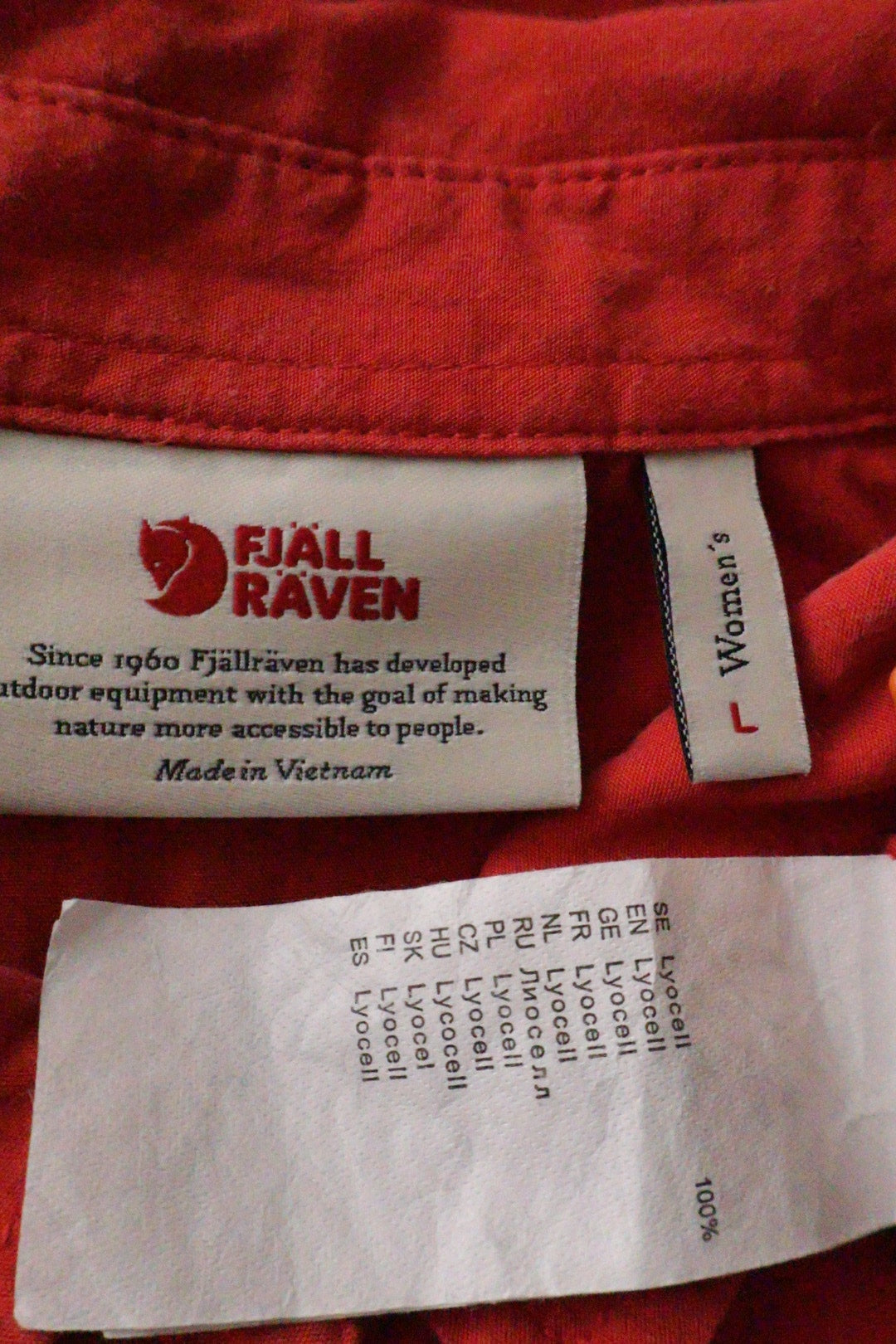 Fjall Raven – cămașă – etichetă – second-hand premium