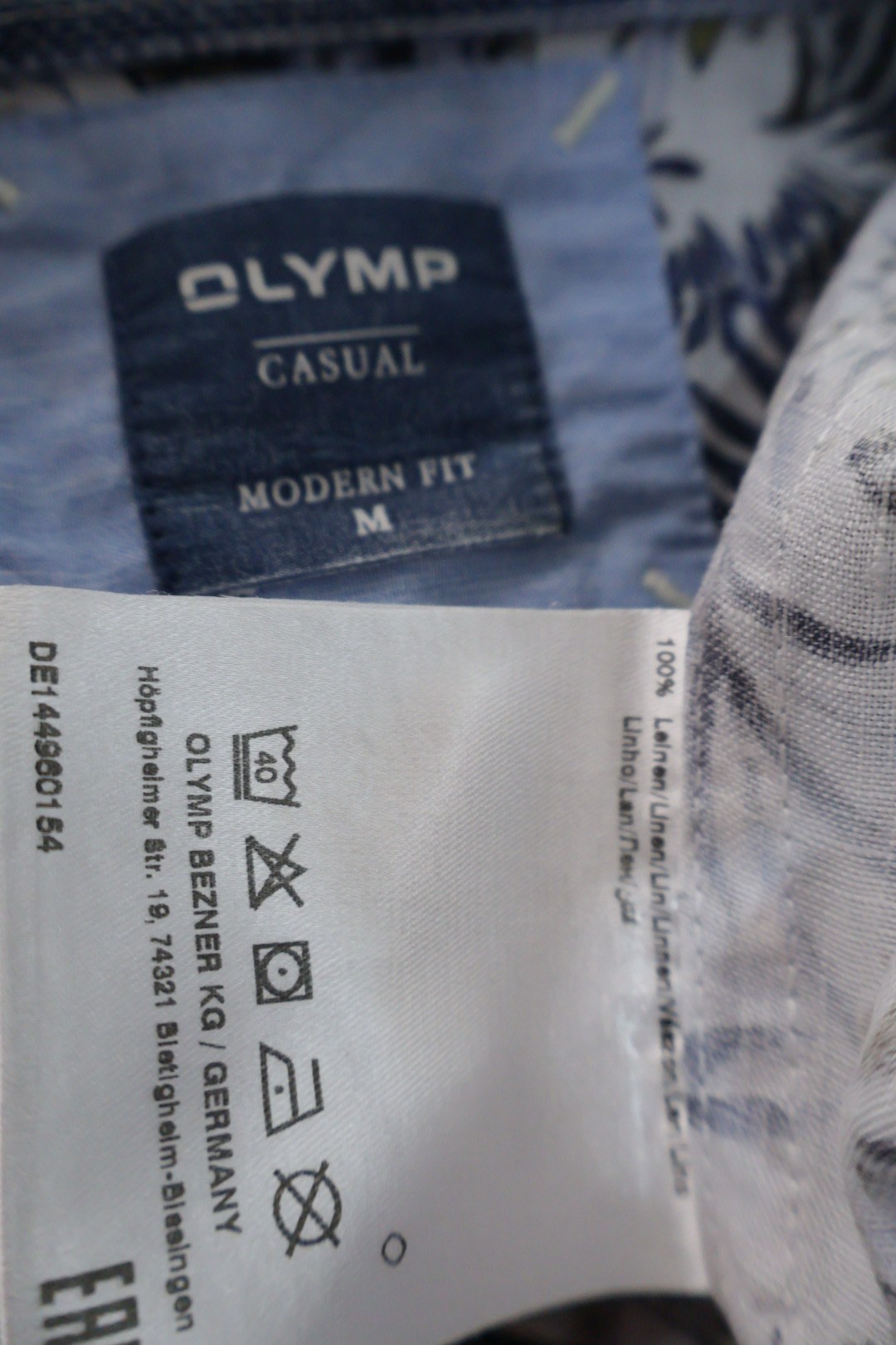 OLYMP – cămașă – etichetă – second-hand premium