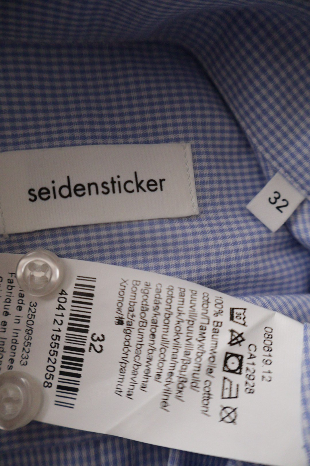 Seidensticker – cămașă – etichetă – second-hand premium