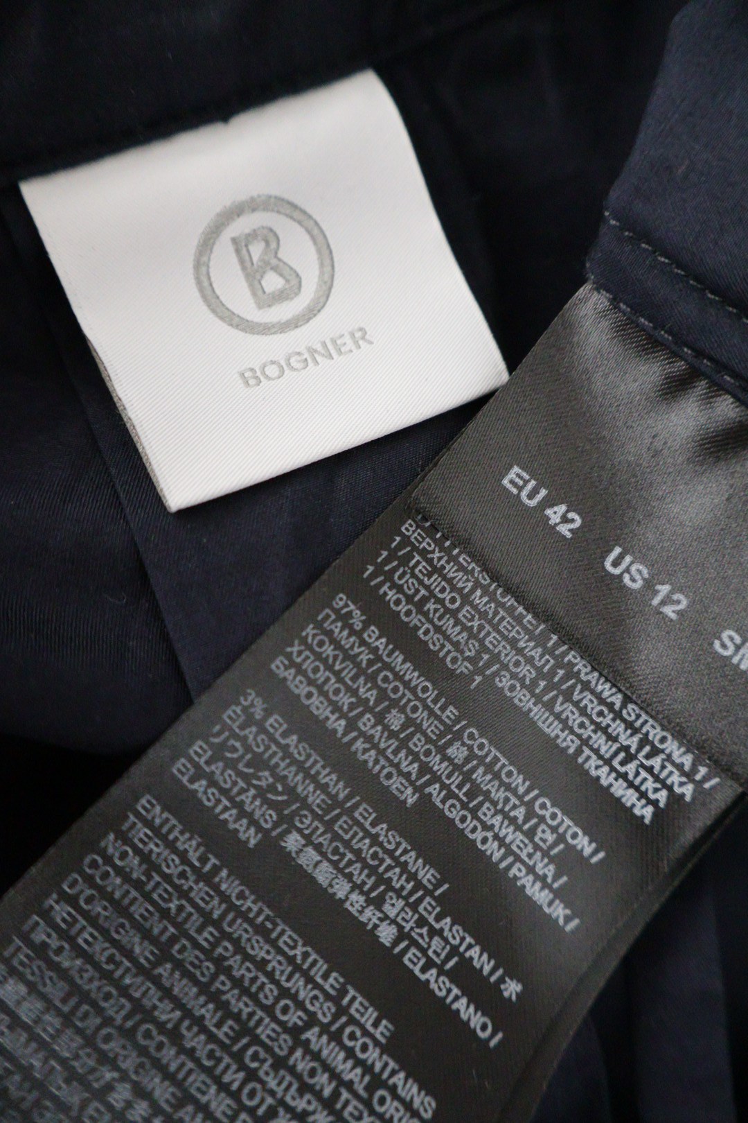 Bogner – cămașă – etichetă – second-hand premium