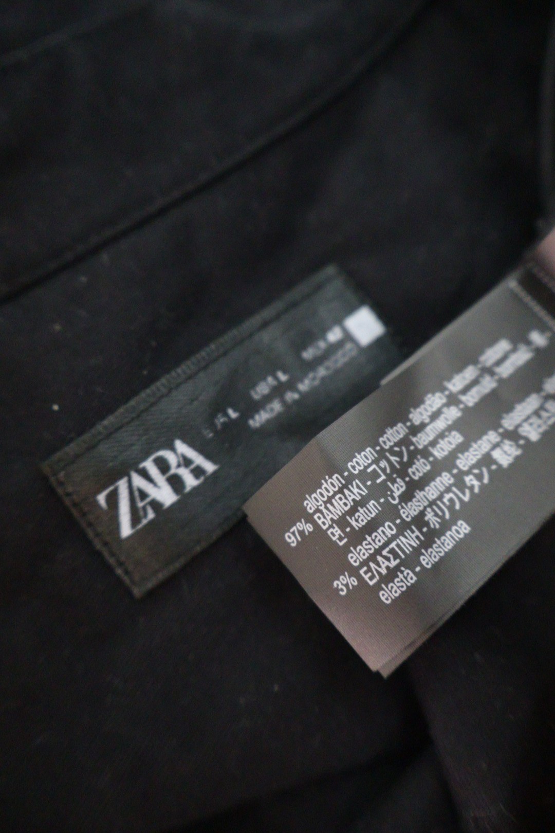 ZARA – cămașă – etichetă – second-hand premium