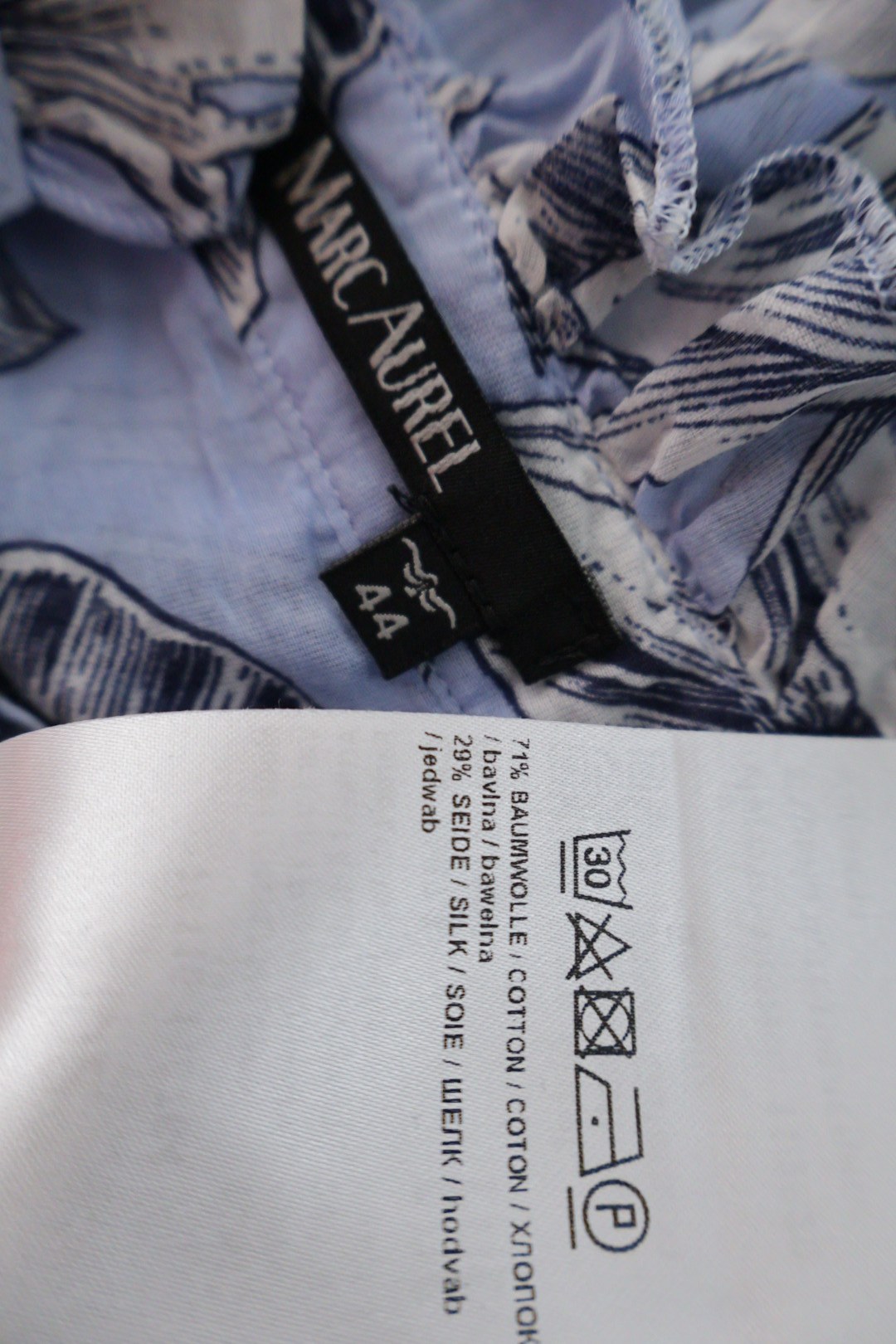 MARC AUREL – bluză – etichetă – second-hand premium