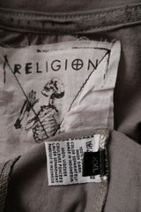 RELIGI⊕N – bluză – etichetă – second-hand premium