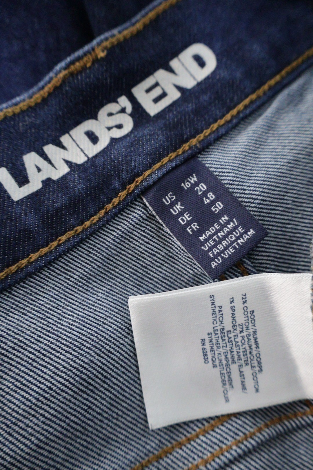 Land's End – blugi – etichetă – second-hand premium
