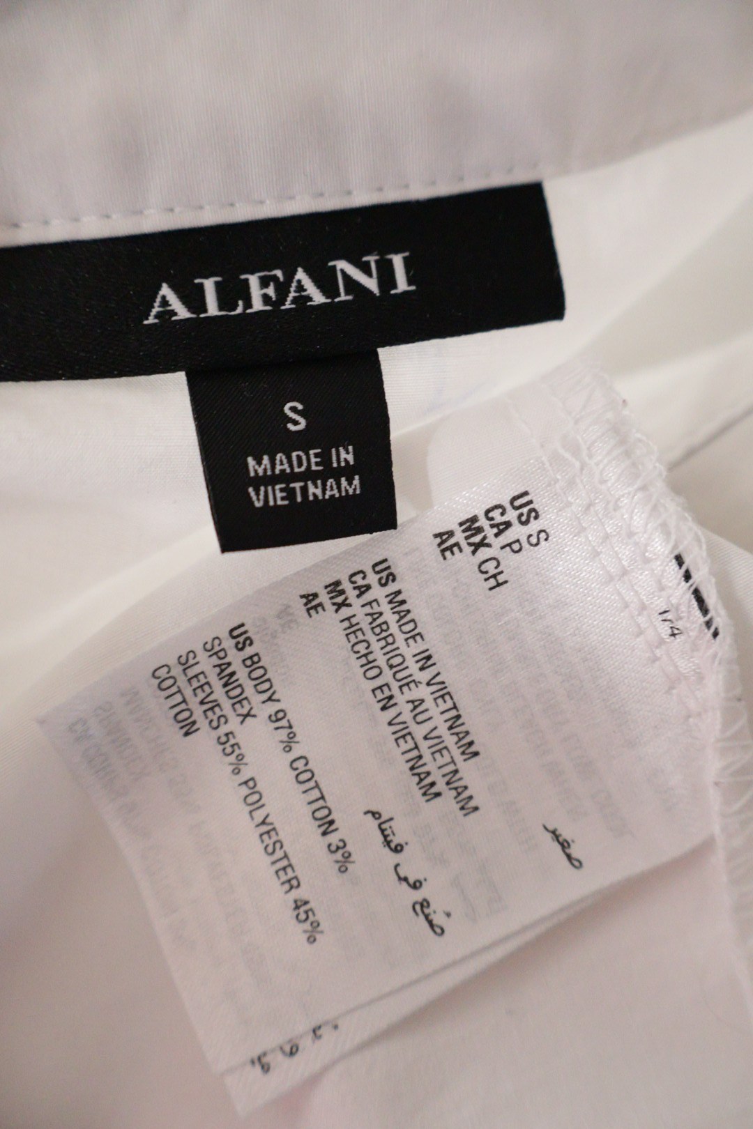 ALFANI – cămașă – etichetă – second-hand premium