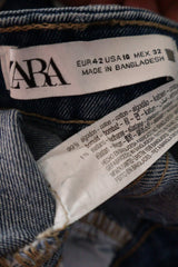 ZARA – blugi – etichetă – second-hand premium