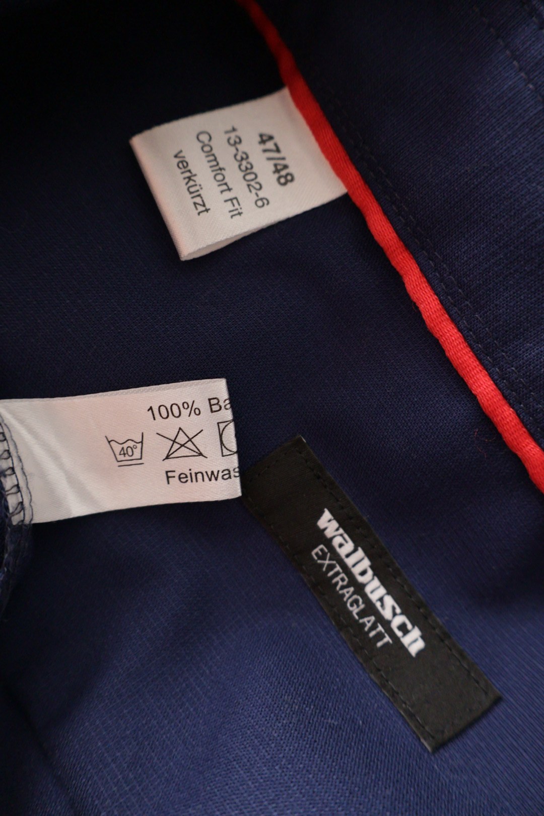 walbusch – cămașă – etichetă – second-hand premium