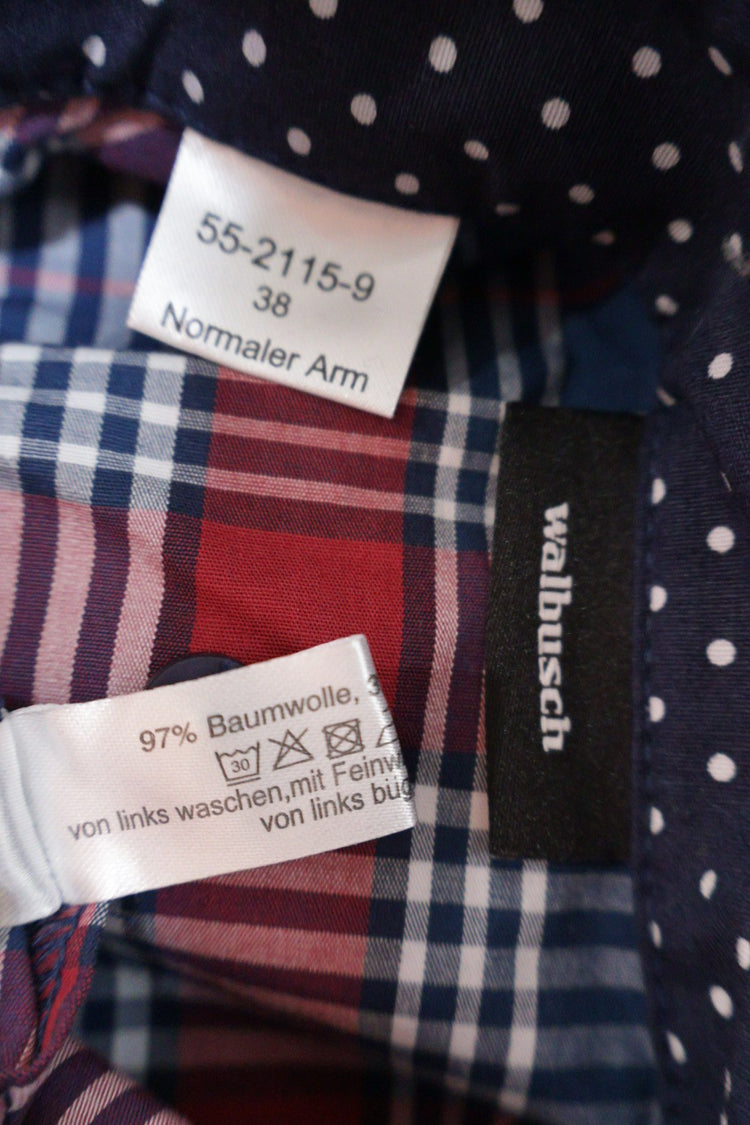 walbusch – cămașă – etichetă – second-hand premium
