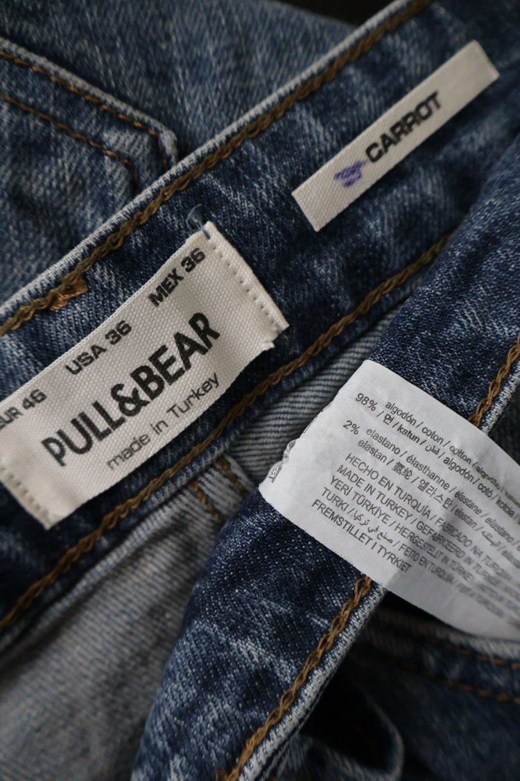 PULL&BEAR – blugi – etichetă – second-hand premium