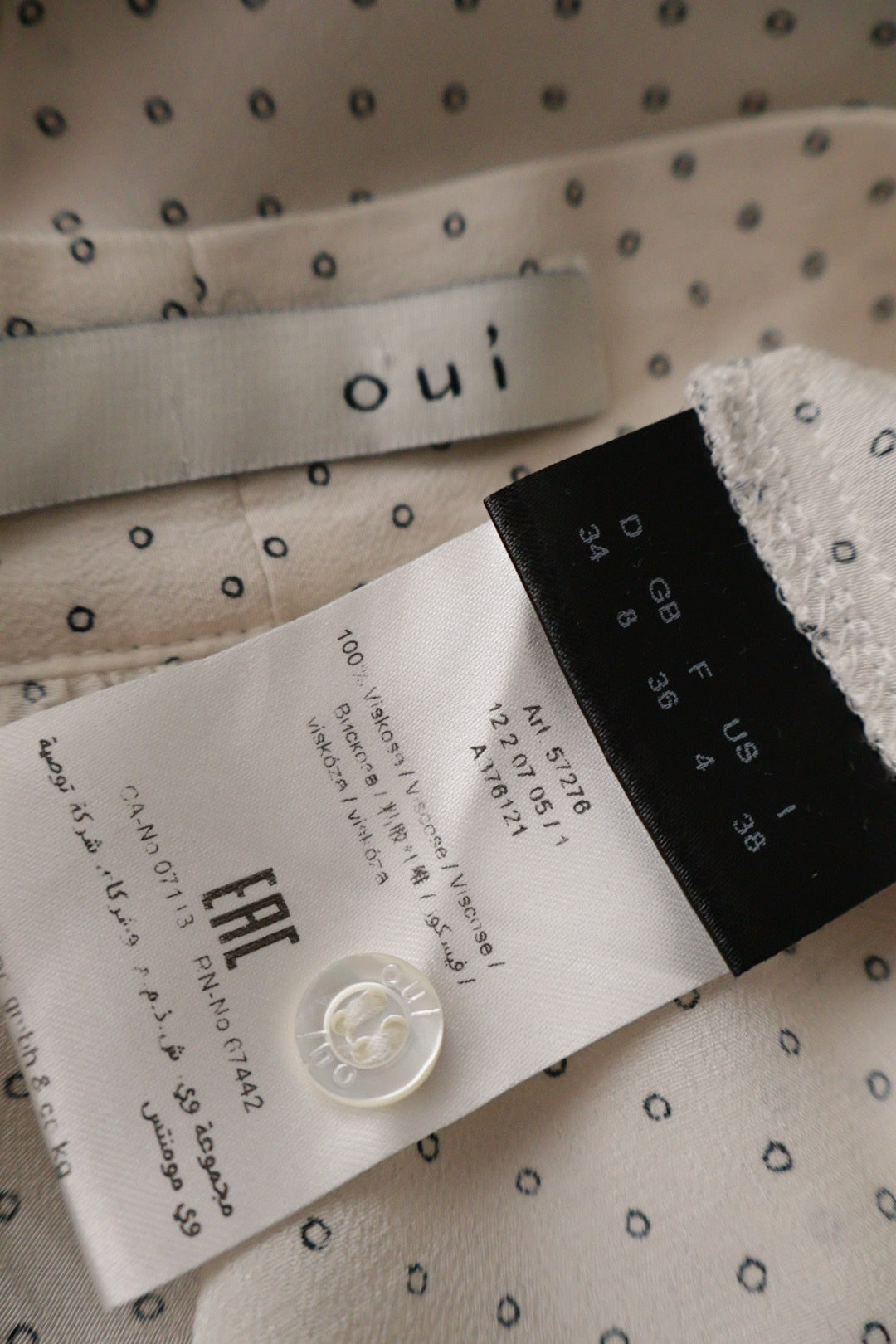 Oui – bluză – etichetă – second-hand premium