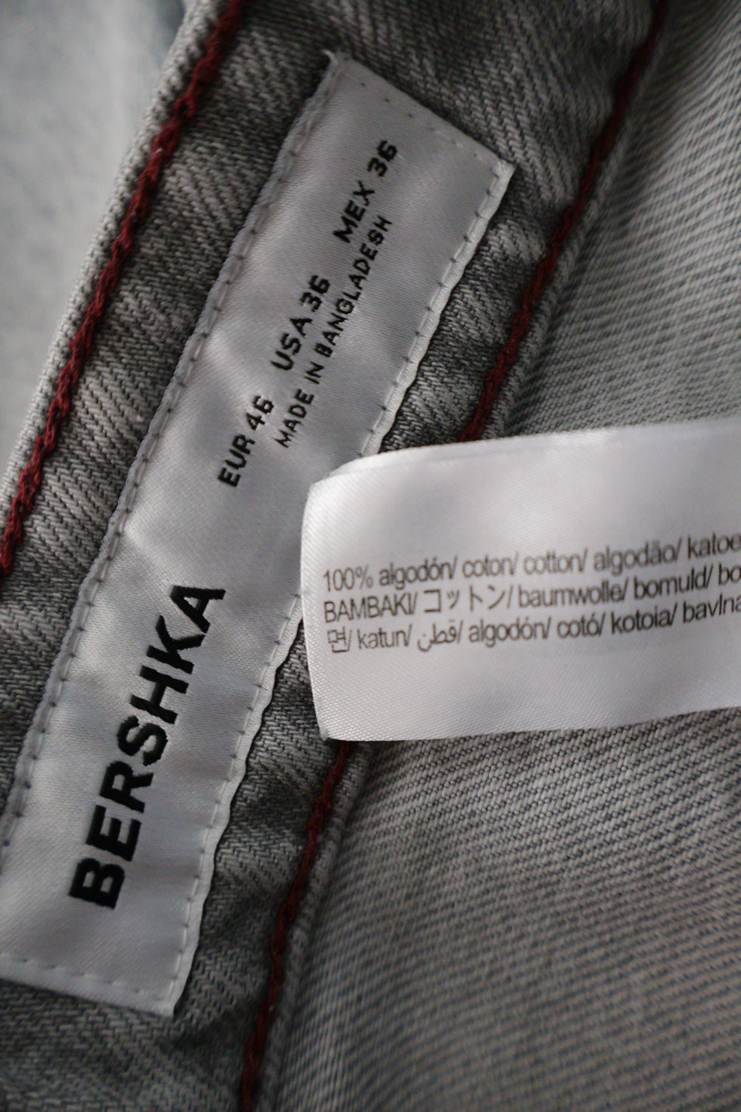 BERSHKA – blugi – etichetă – second-hand premium