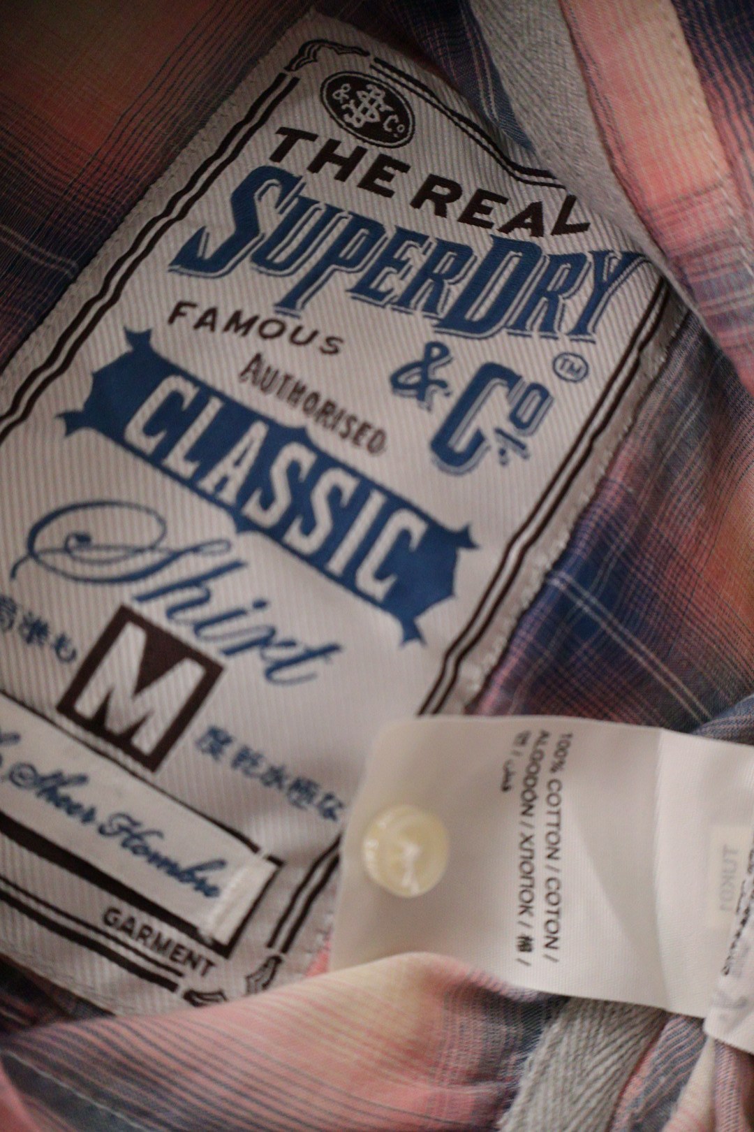 Superdry – cămașă – etichetă – second-hand premium