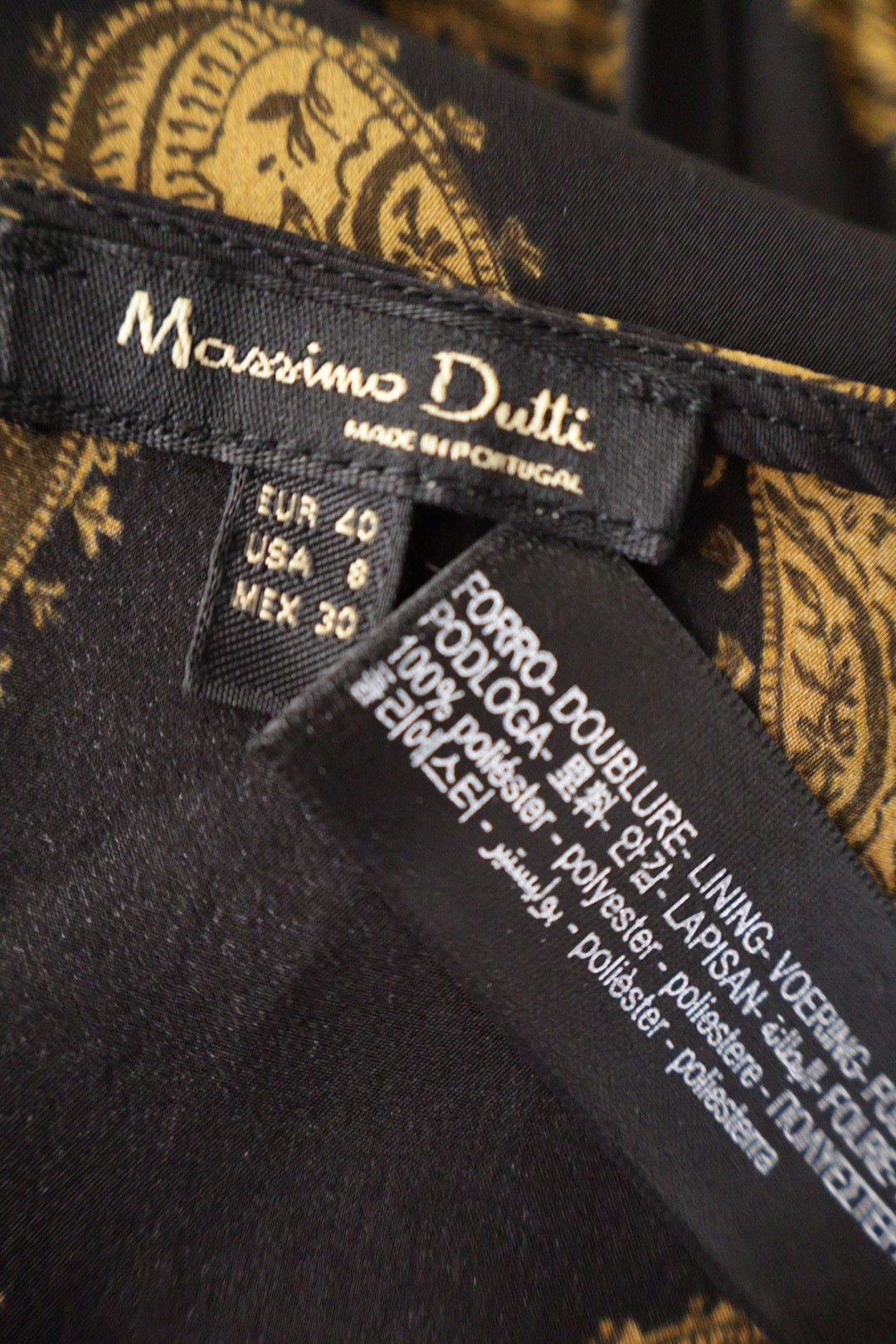 Massimo Dutti – rochie – etichetă – second-hand premium