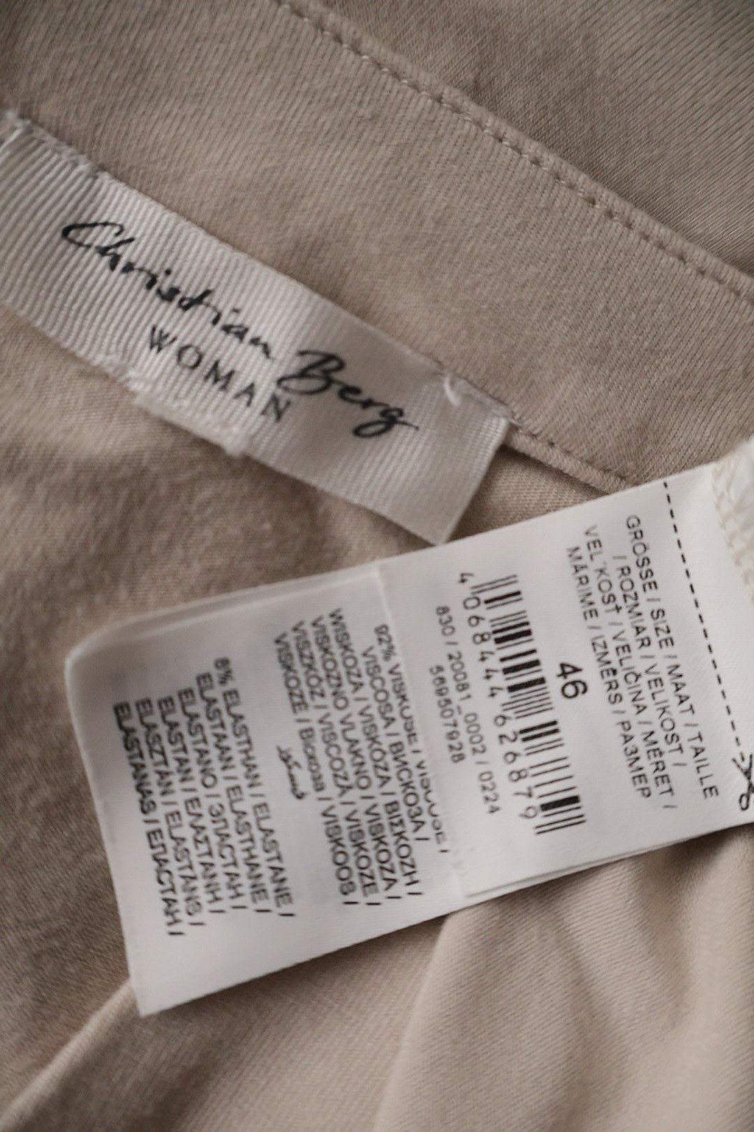 Christian Berg – bluză – etichetă – second-hand premium