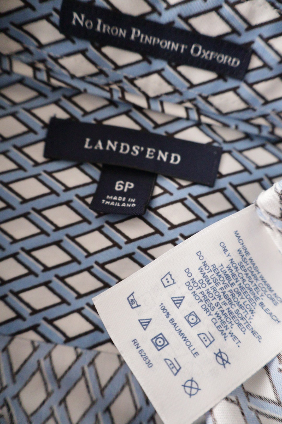 Lands' End – cămașă – etichetă – second-hand premium