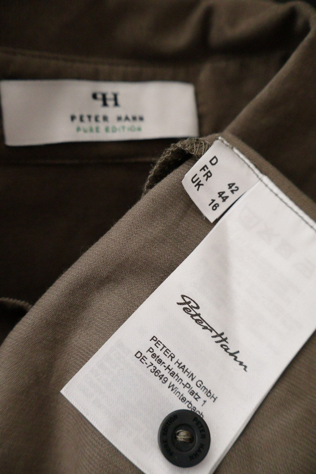 Peter Hahn – cămașă – etichetă – second-hand premium