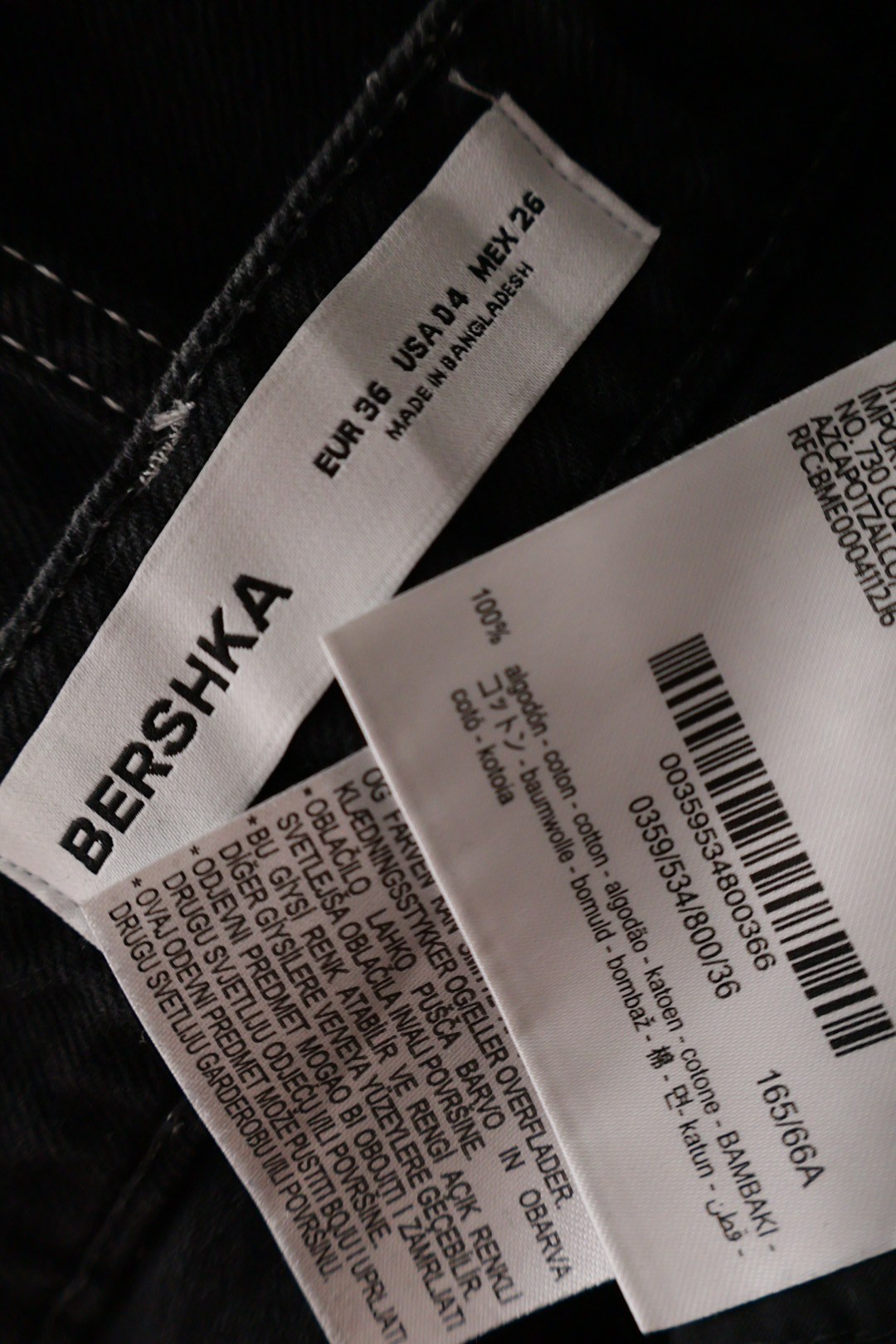 BERSHKA – blugi – etichetă – second-hand premium