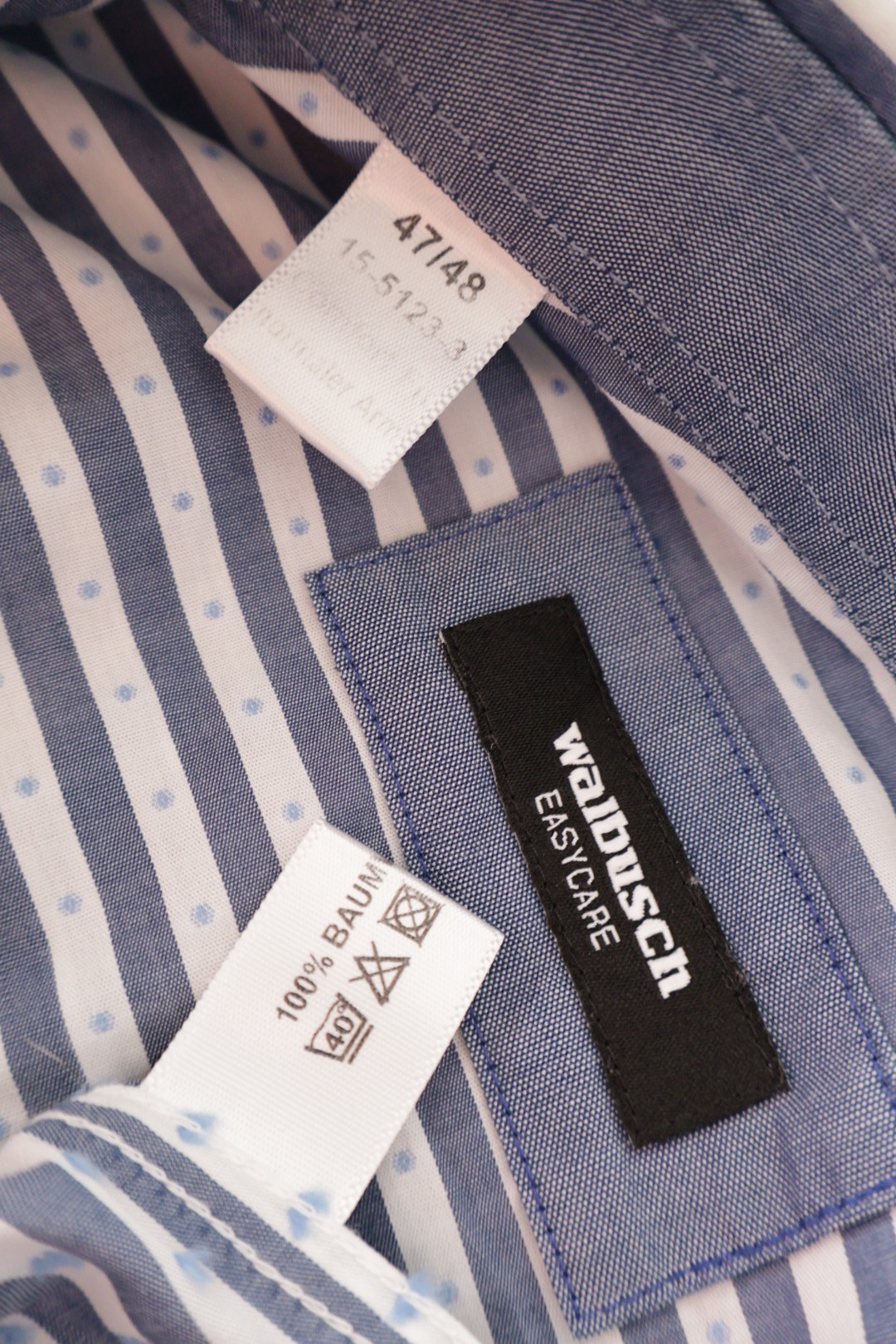 walbusch – cămașă – etichetă – second-hand premium