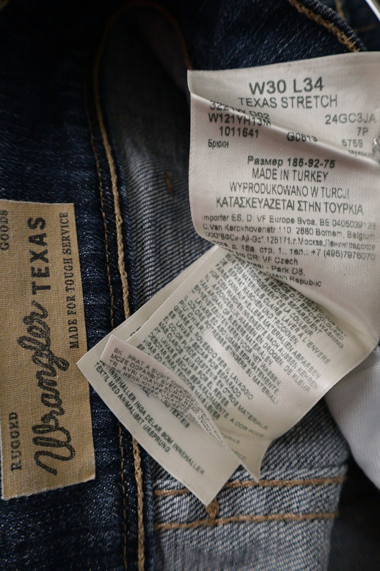 Wrangler – blugi – etichetă – second-hand premium